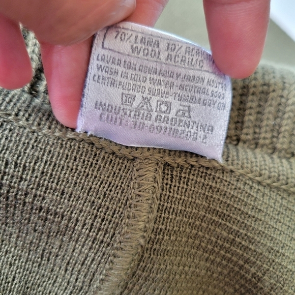 Lots Wool Blend Dolman Wide Sleeve Cardigan Size M - Picture 6 of 10